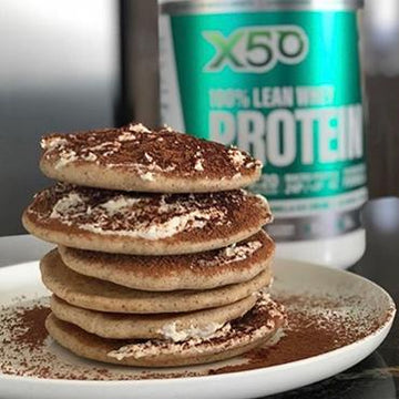 Green Tea X50 Banana Chocolate Protein Pancakes