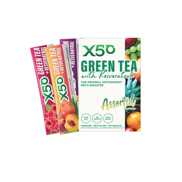 Assorted Flavour Green Tea X50