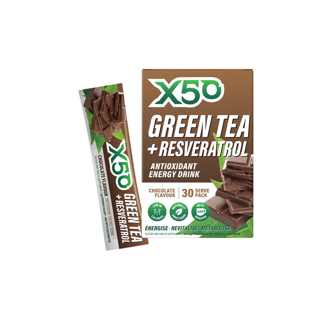 Chocolate Flavour Green Tea X50