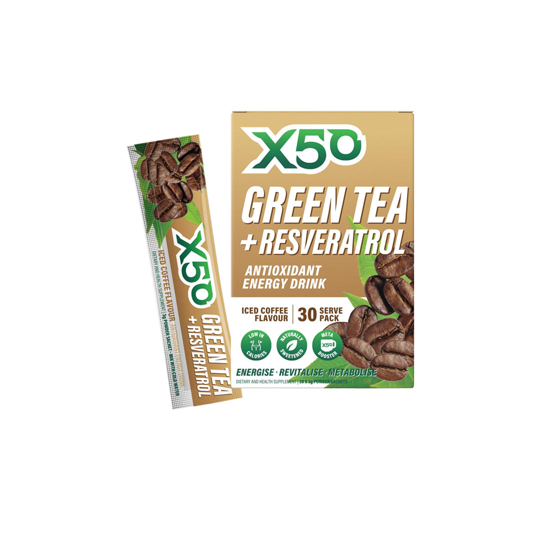 Зеленый чай со вкусом холодного кофе X50